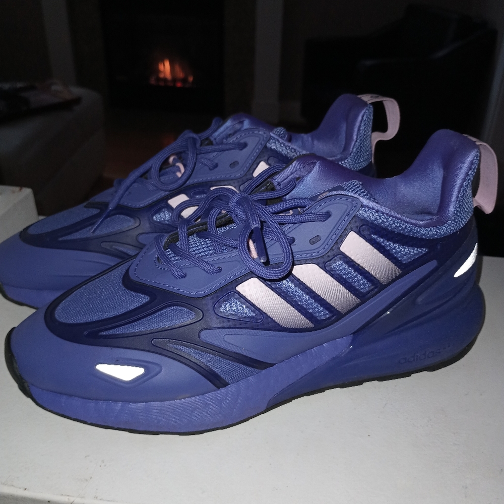 Adidas Originals ZX 2K Boost 2.0 Women's Purple Pink Sneakers sz 8 NEW